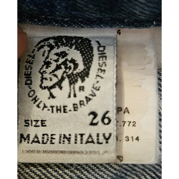 Vintage Diesel Industry Womens Jeans Boot Cut Cherone Size 26 Made In Italy - Picture 12 of 14